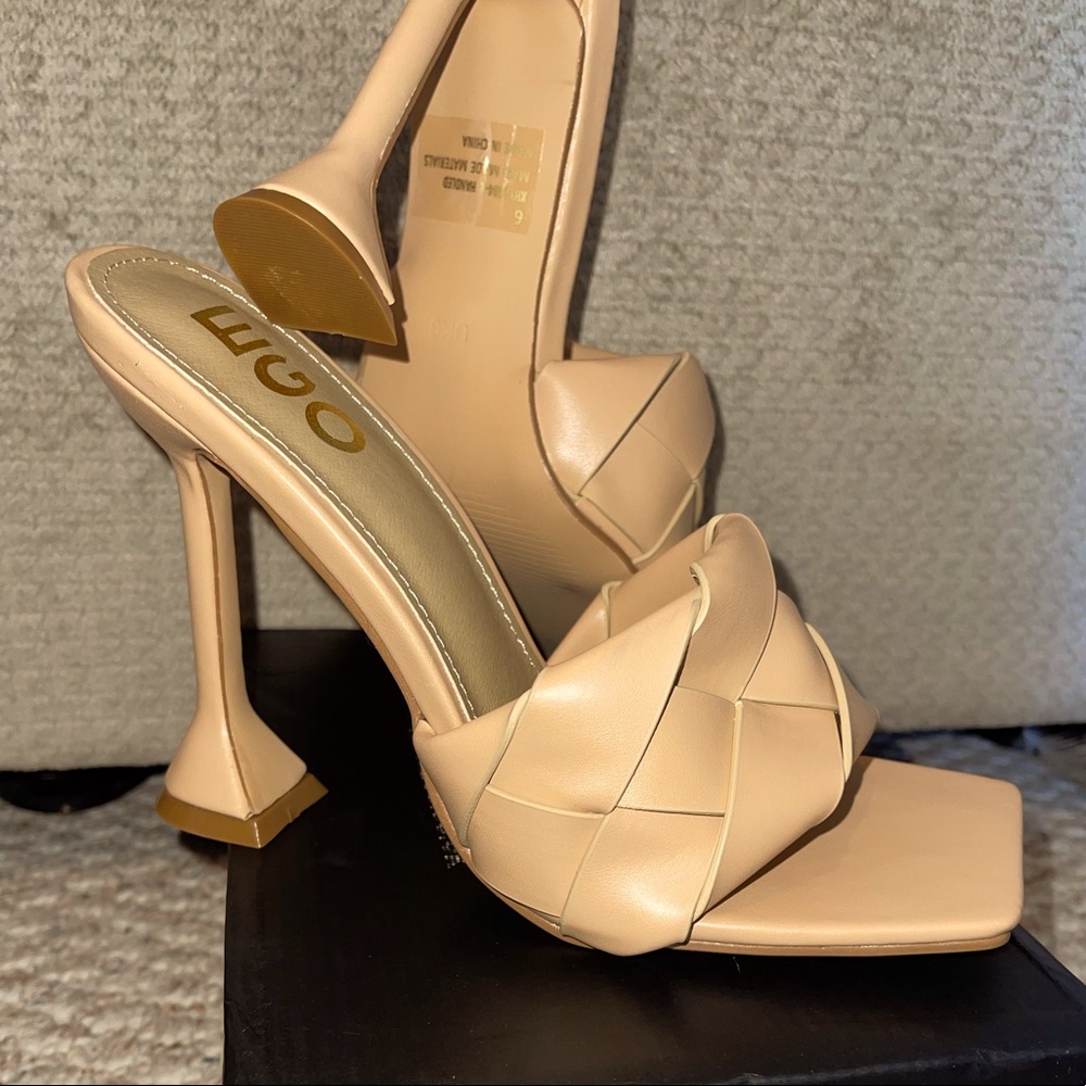 Quilted High Heel Mule